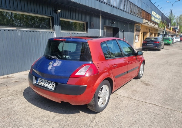 Renault Megane cena 3999 przebieg: 270000, rok produkcji 2004 z Lidzbark małe 79